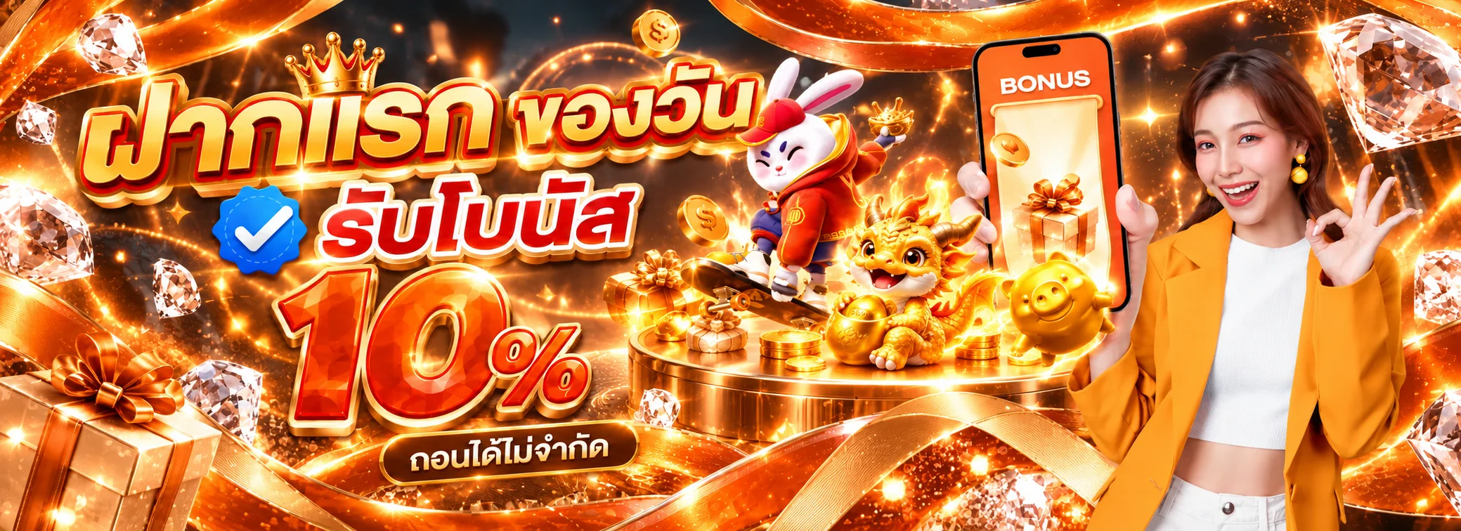แบนเนอร์ MZ88 สล็อตมือถือและโปรโมชั่นสมาชิกใหม่